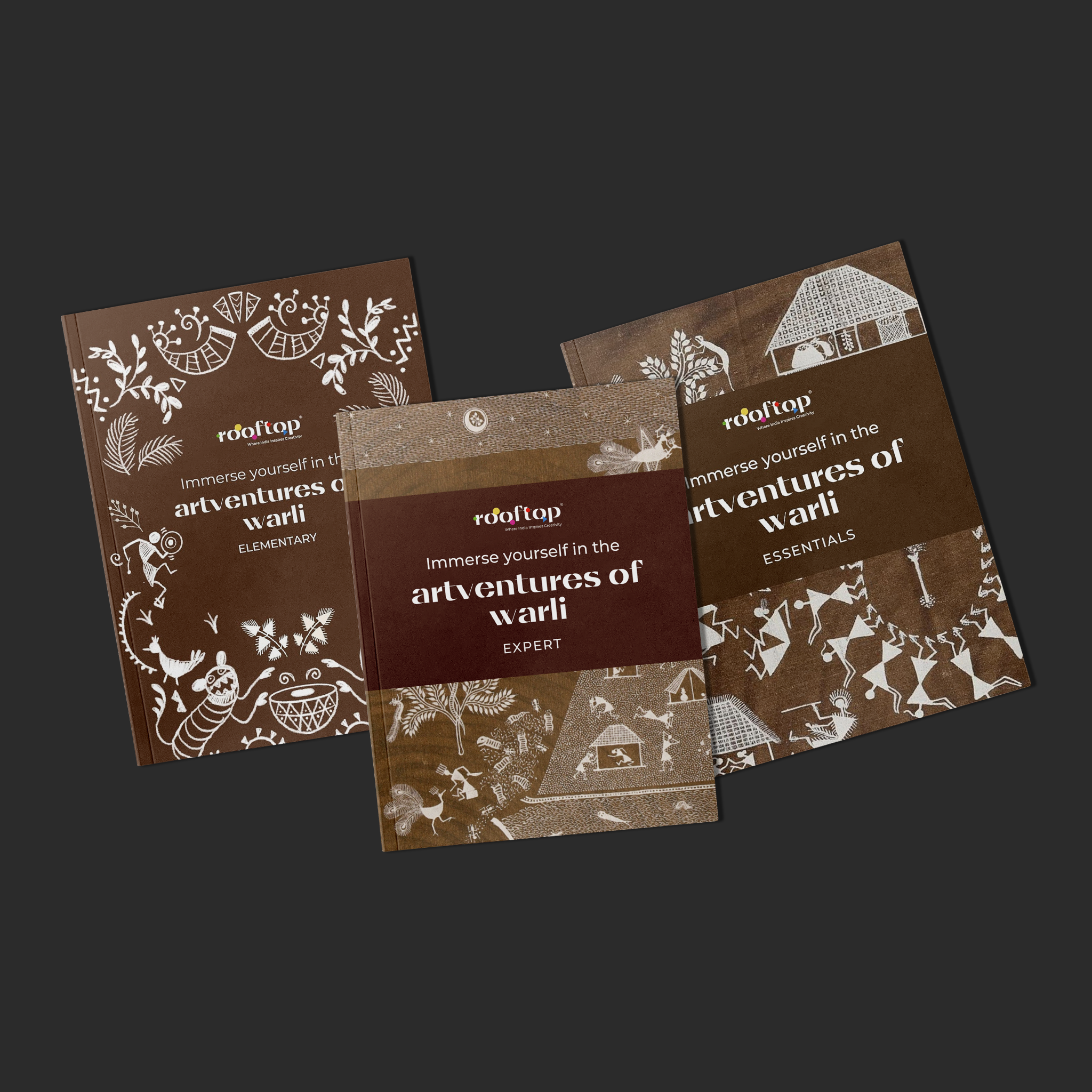 Artventures of Warli : A Creative Journey Through Tribal India (Set of 3)