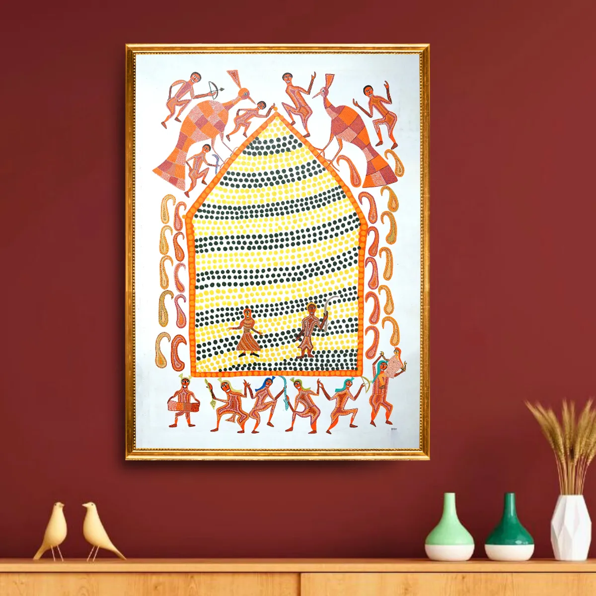 Handmade Art: Bharadi Ritual Handmade Indian | Rooftop