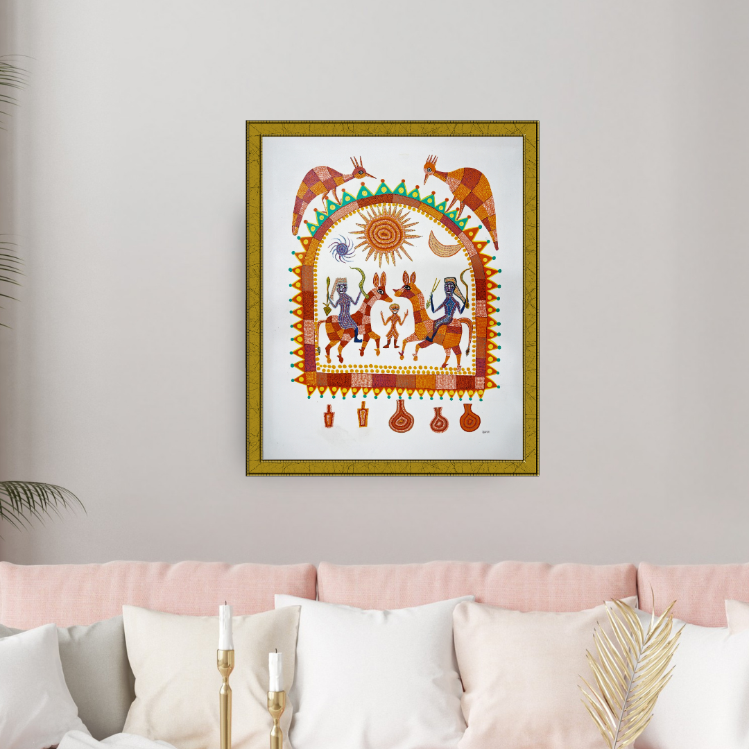 The worship ceremony of God Ghatla