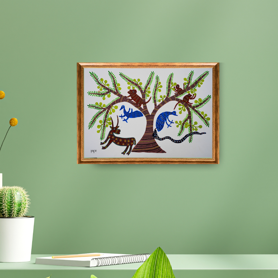 Baiga Creatures Under The Amla Tree