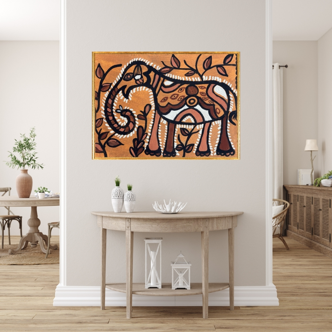 Ornamented Elephant by Fatima