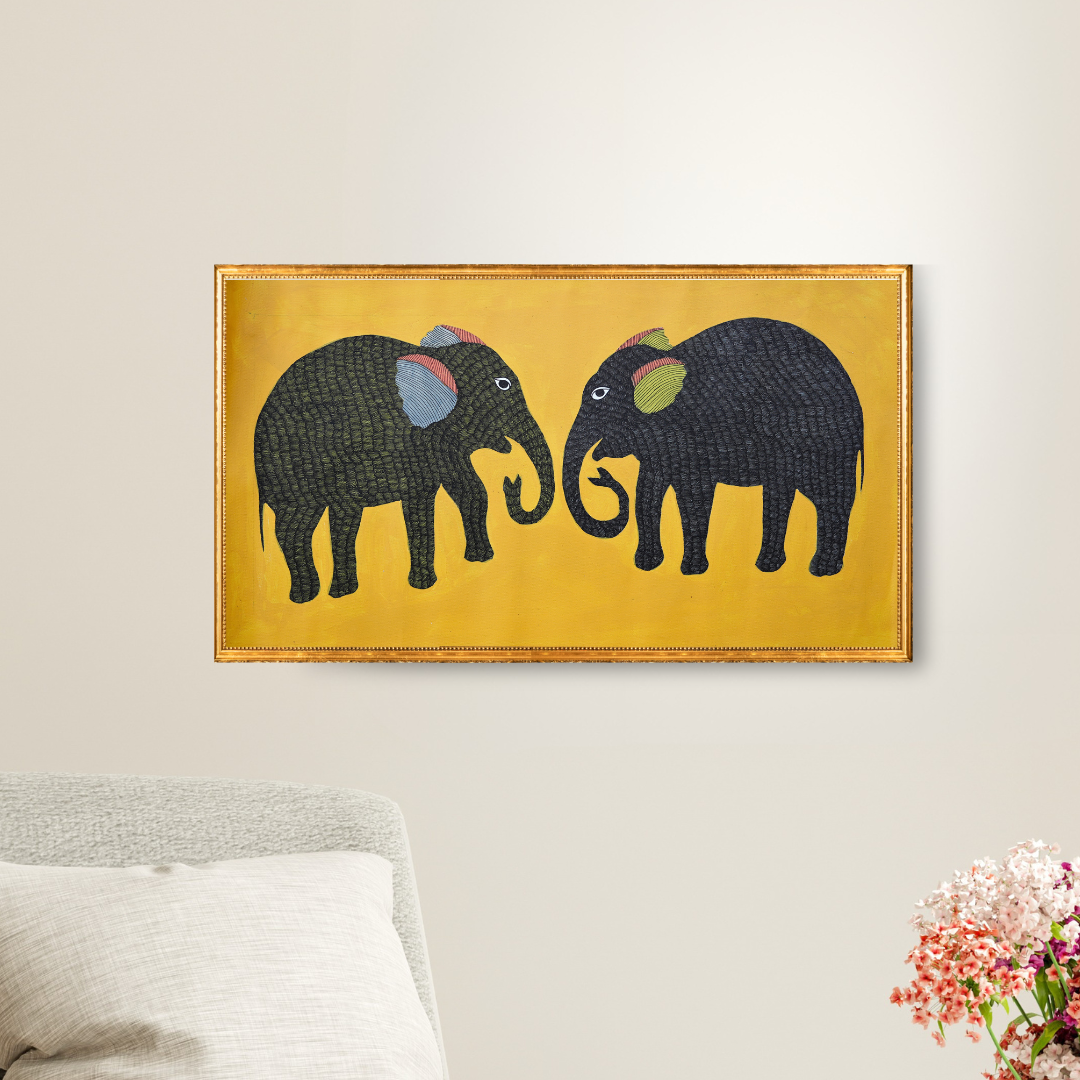 A couple of Black Elephants