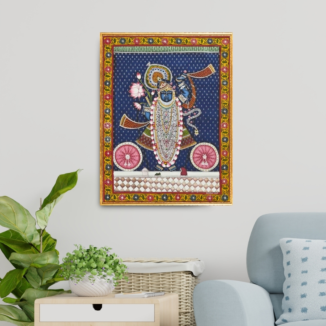 Pichwai Sacred Shreenathji Painting
