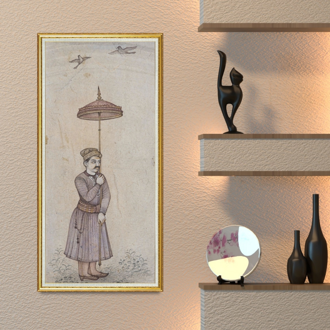 Guardian Beneath the Ornate Shade