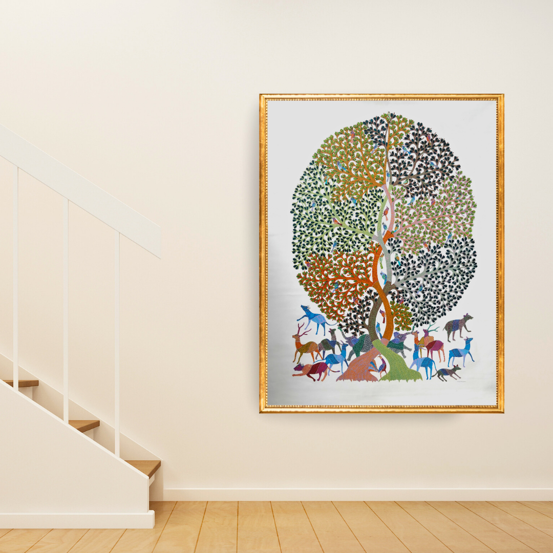 Resting Under the entwined canopy