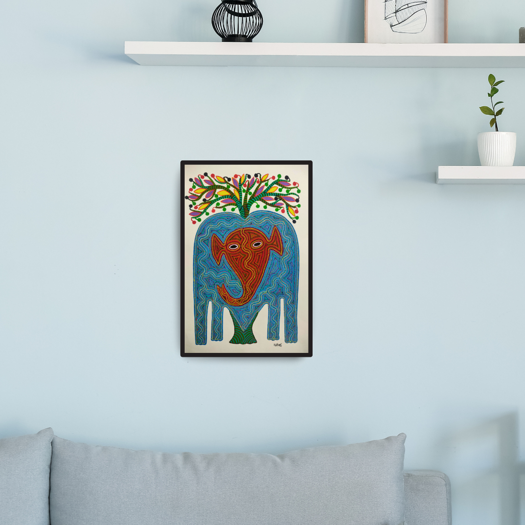 The Resting Giant A Bhil Elephant