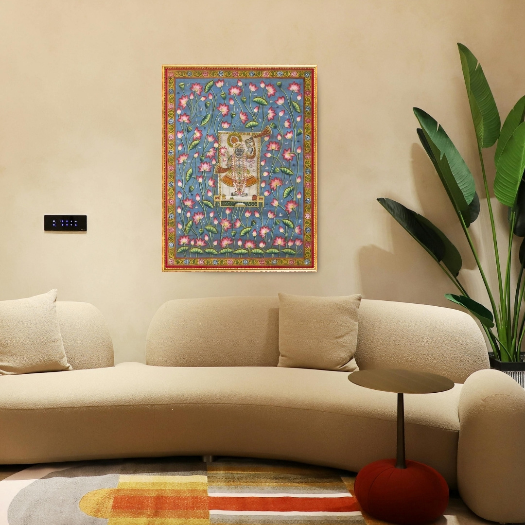 Pichwai Spiritual Shreenathji Painting