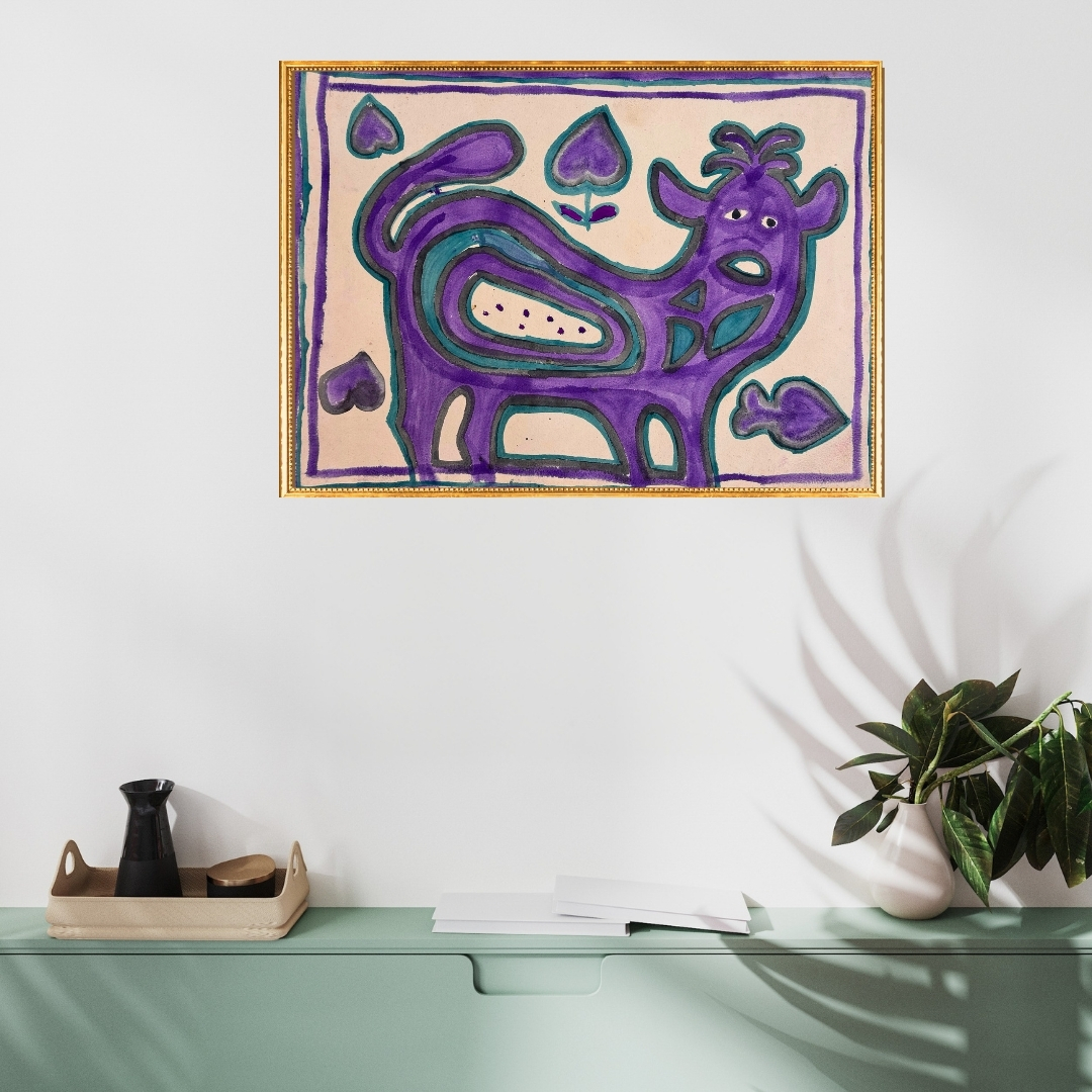 The Violet Herd by Sajhwa Devi